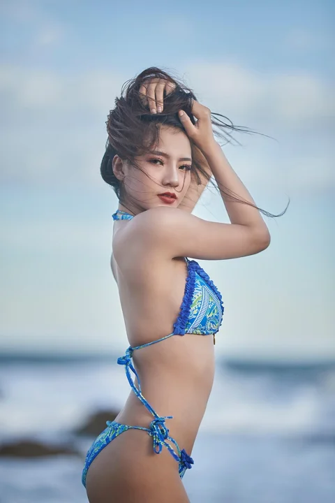 女性, モデル, ポートレート, ポーズ