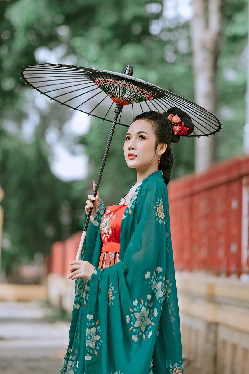 时尚，女子，中式服装，古装