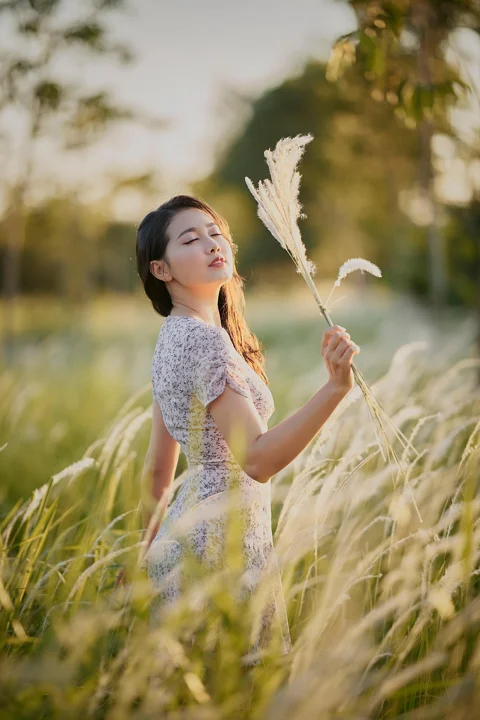 女性, 大人, アジア人, 白人