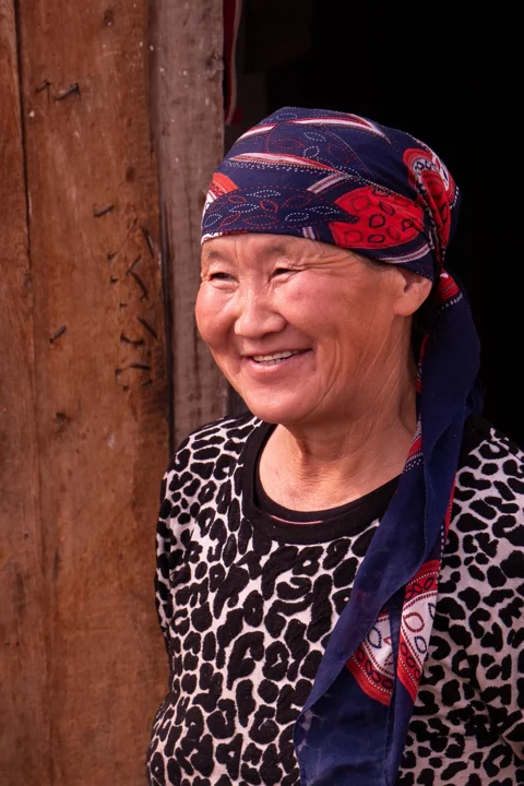 mongolia, woman, face, portrait