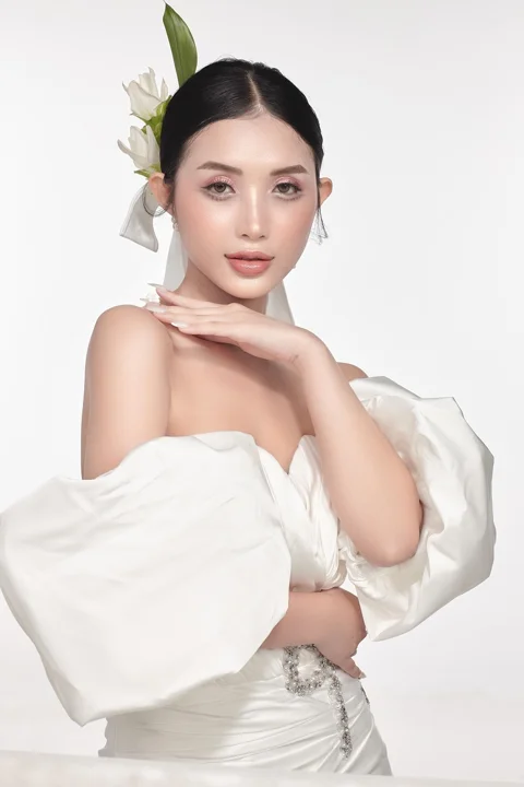 woman, bride, model, dress