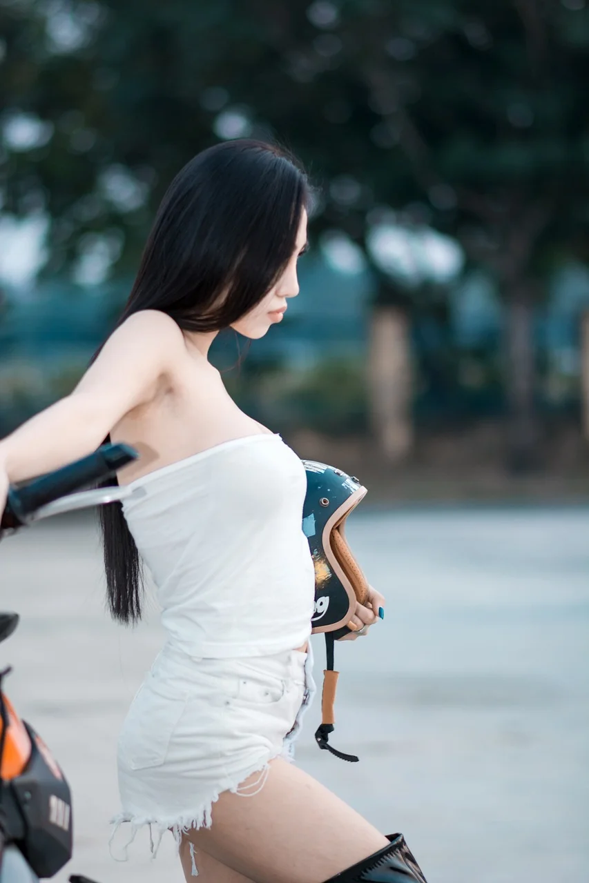 cute, motor, outdoor, model