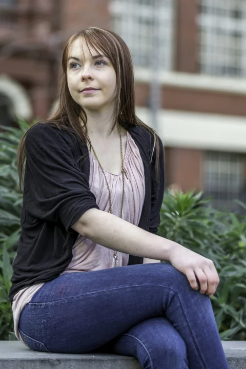 women's black cardigan