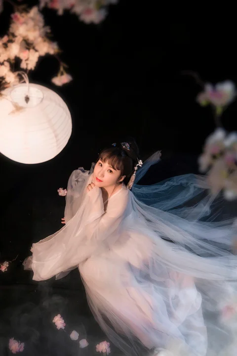 asian woman, hanfu, portrait, traditional clothing