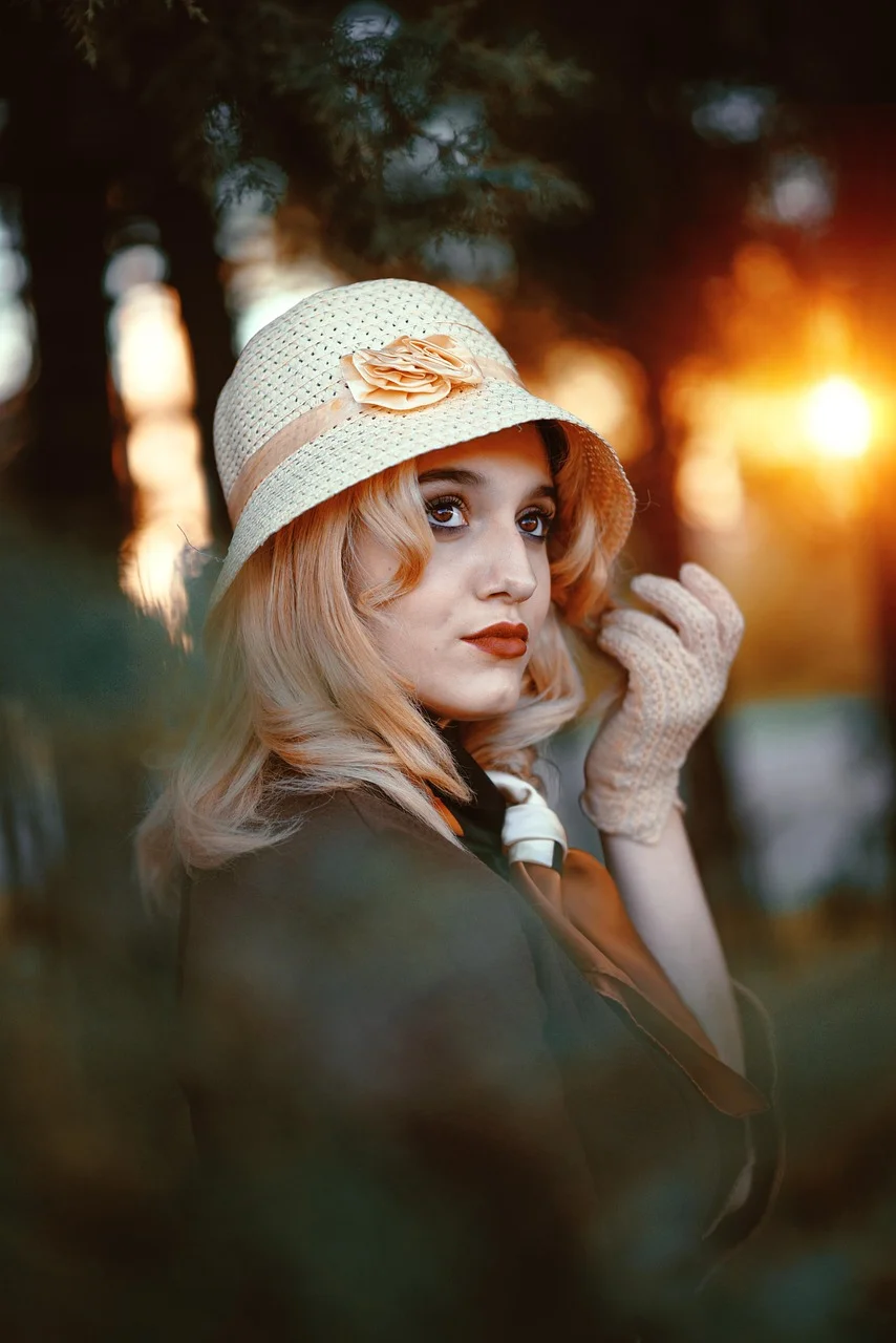 woman, fashion, vintage, girl
