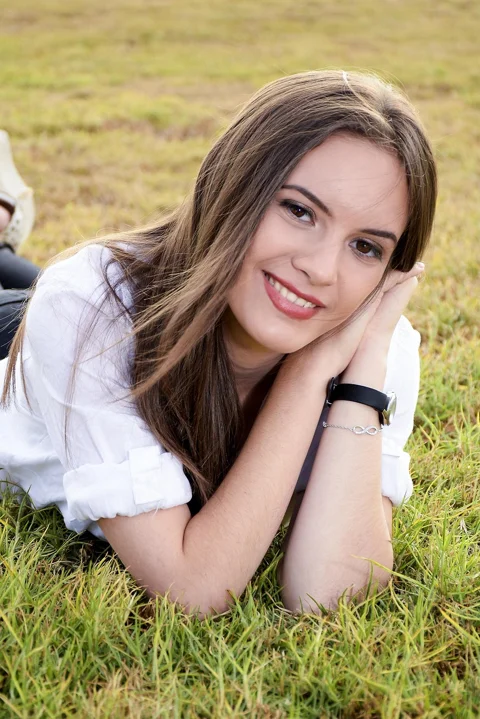 smiling, happy, girl