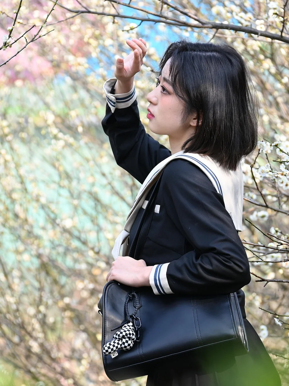 女性, 制服, アジア人, 美しさ