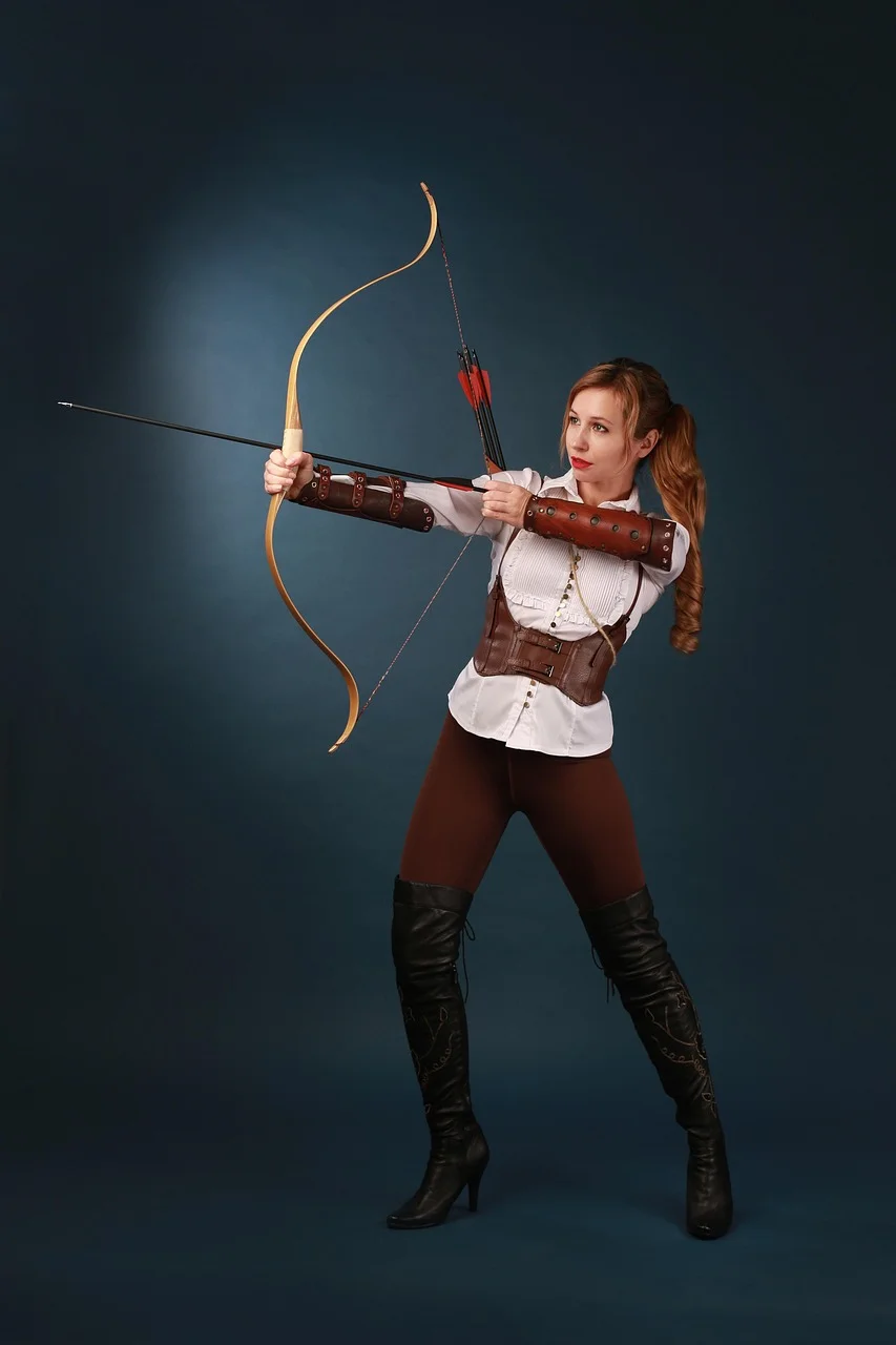 archer, fantasy, woman, cosplay