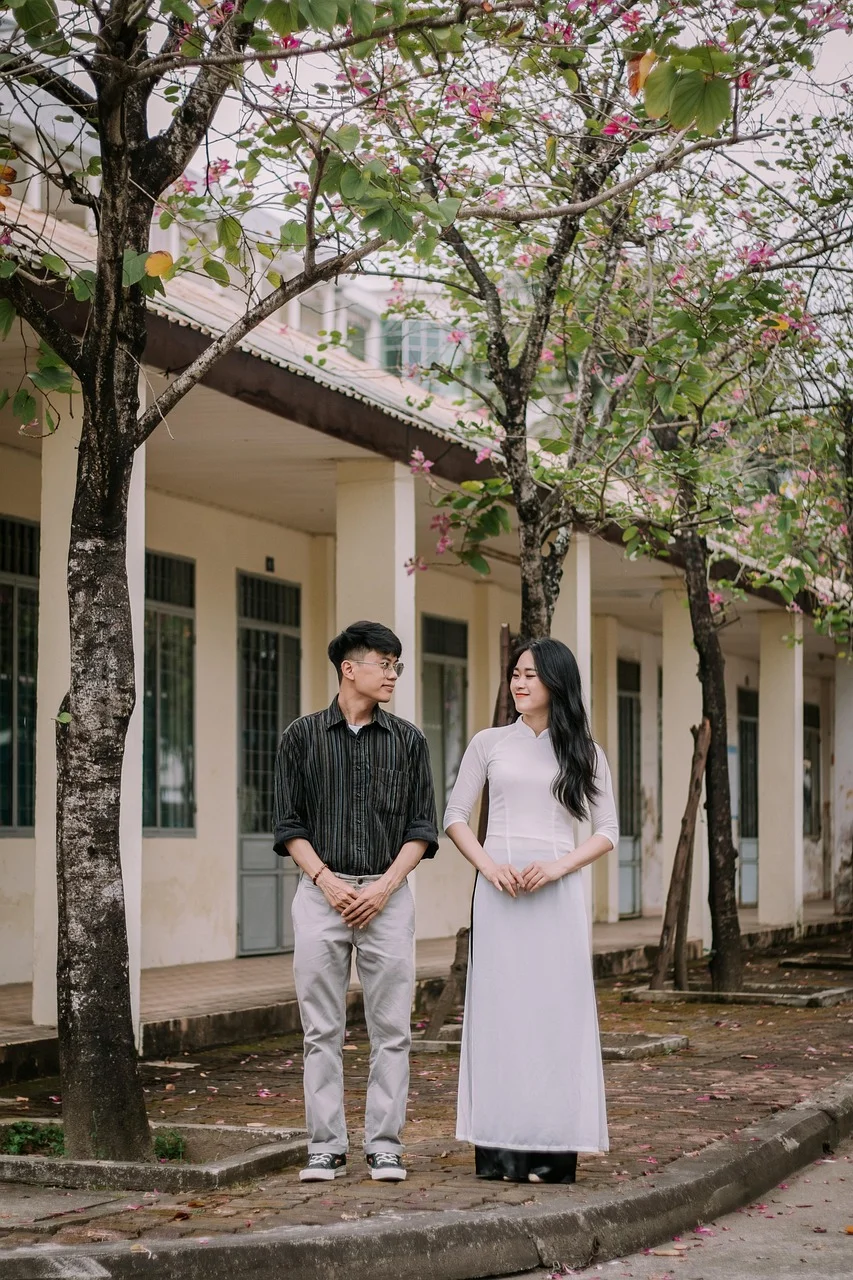 couple, lovers, yearbook, vietnamese
