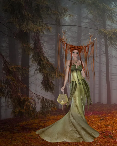 art, woman, wicca, wiccan