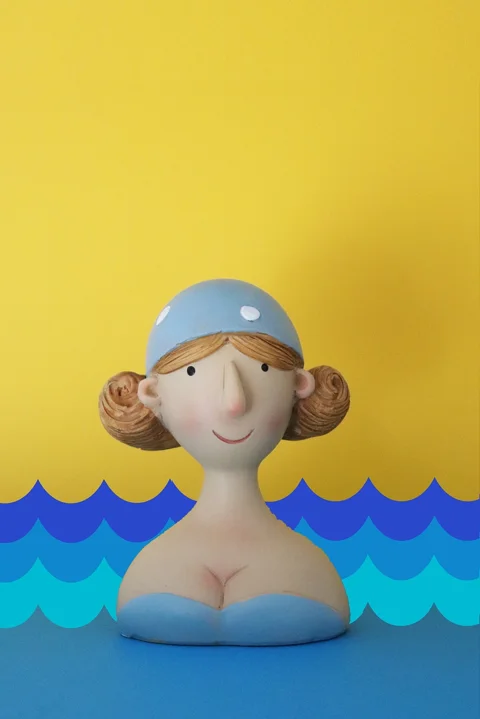 summer, woman, decoration, swim