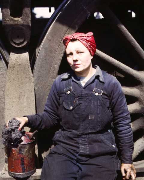 factory, worker, vintage, industrial
