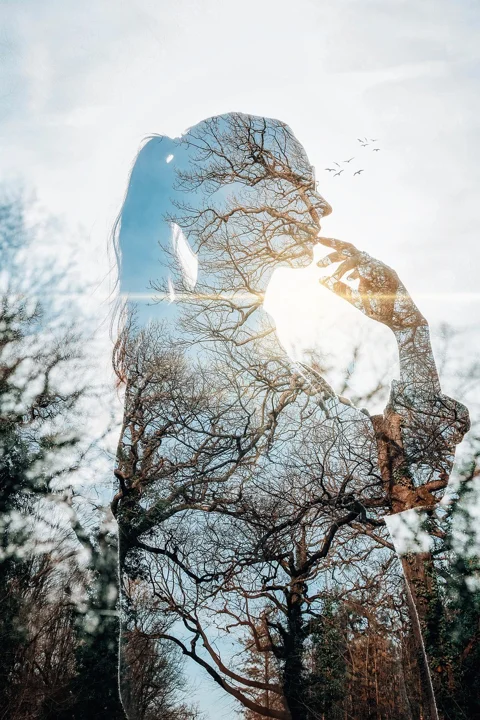 nature, forest, girl, woman