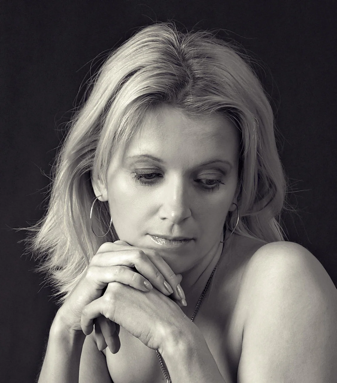 woman, age, sadness, nostalgia