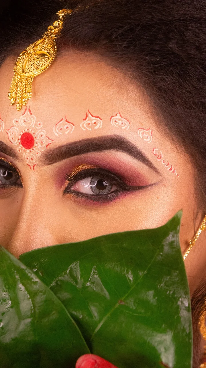 eyes, indian, bride, wedding