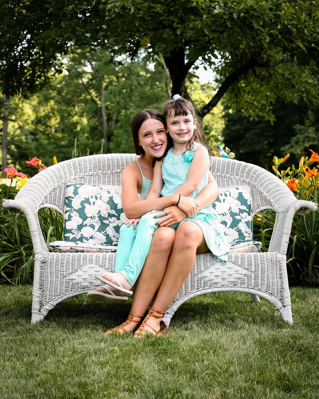 beautiful, daughter, family, fashion