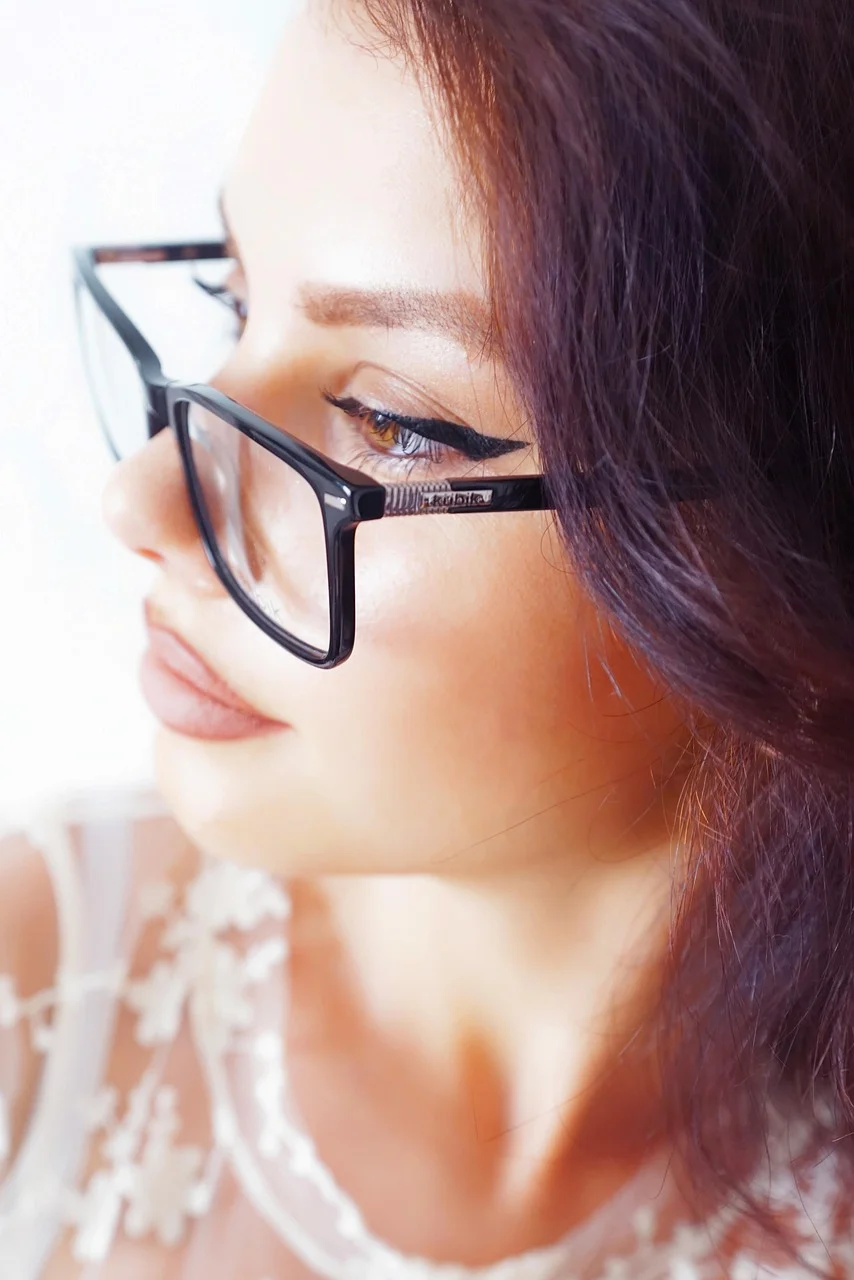 girl, cute, fashion, glasses