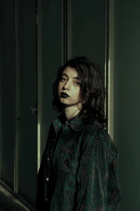女人, 模特, 肖像, 姿势