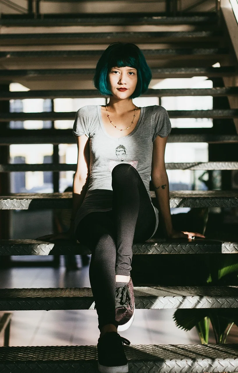 hair, girl, happy, woman