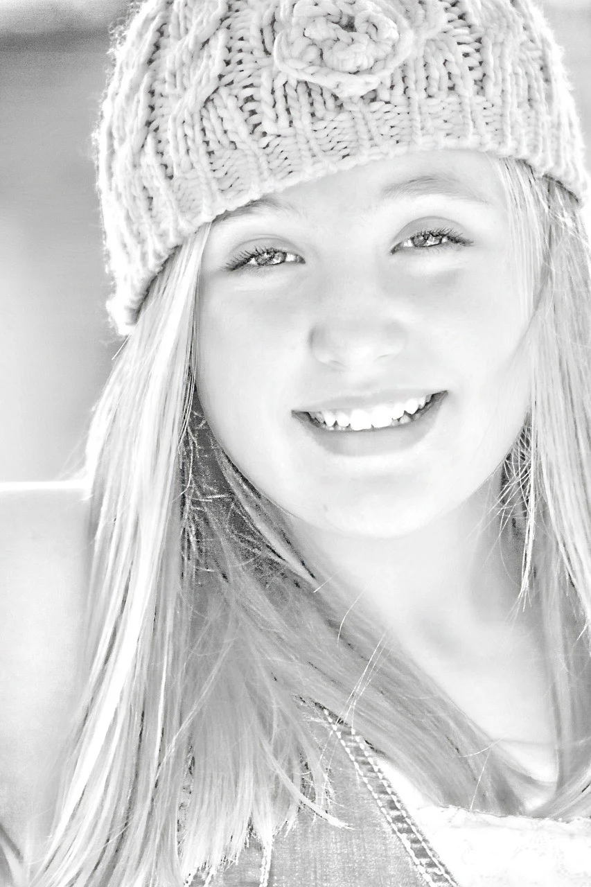 girl, happy, smiling girl, portrait