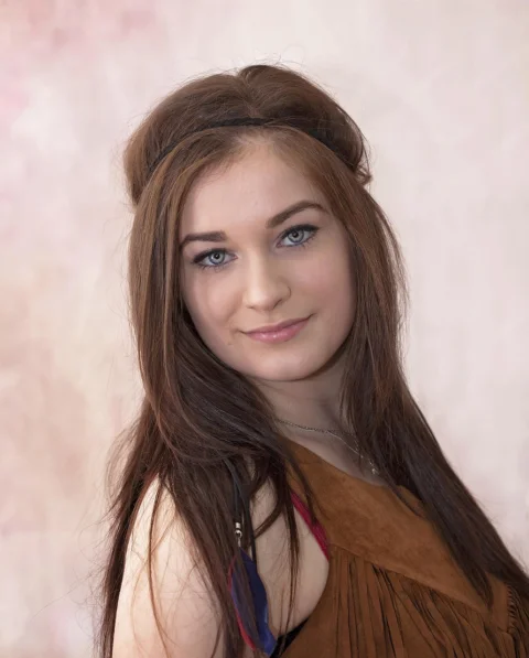 woman, portrait, face, female