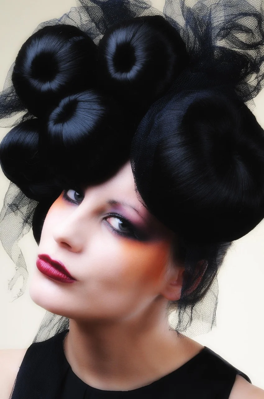 model, hairdressing, woman, fashion