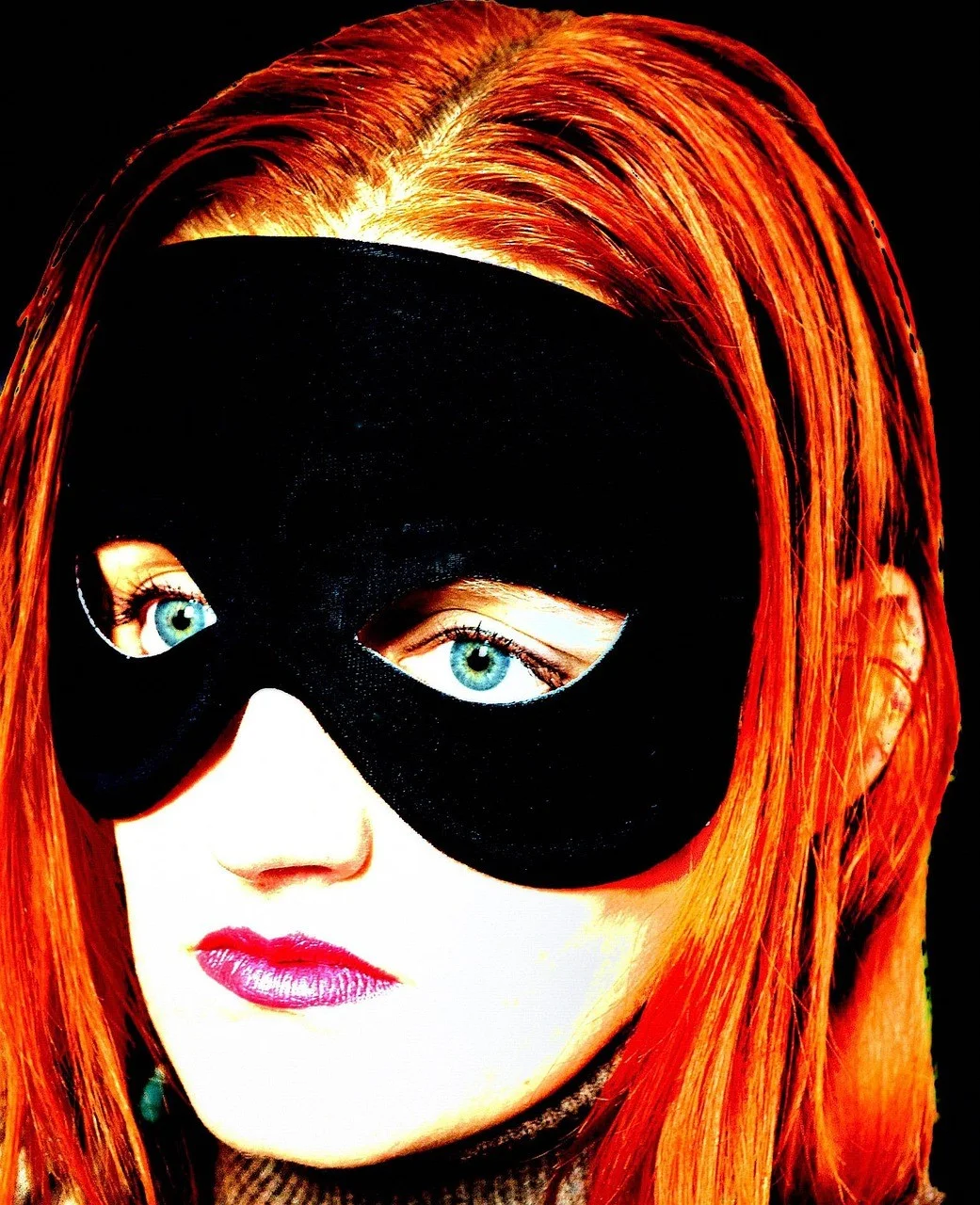 woman, people, macro, mask