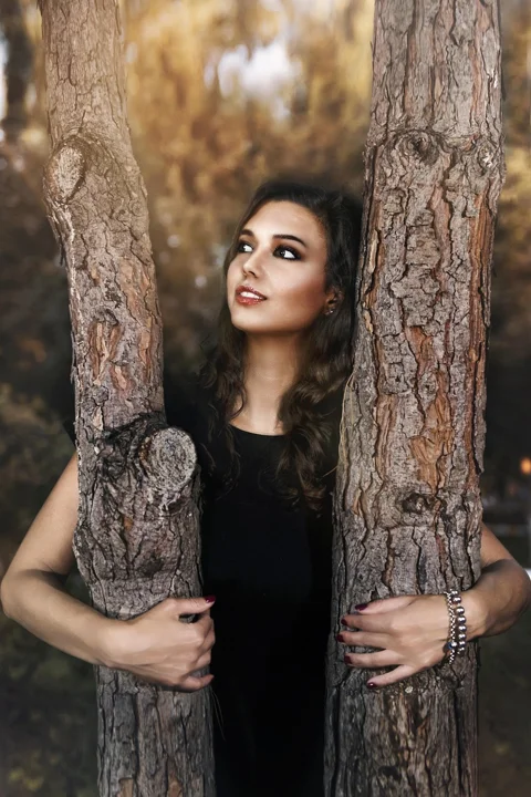 portrait, girl, woman, face