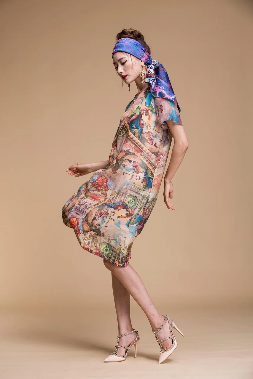 woman, model, dress, elegant