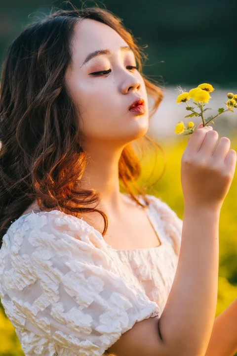 女性，美麗，肖像，模特
