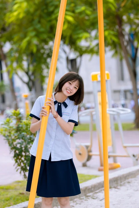 girl, student, asian, uniform