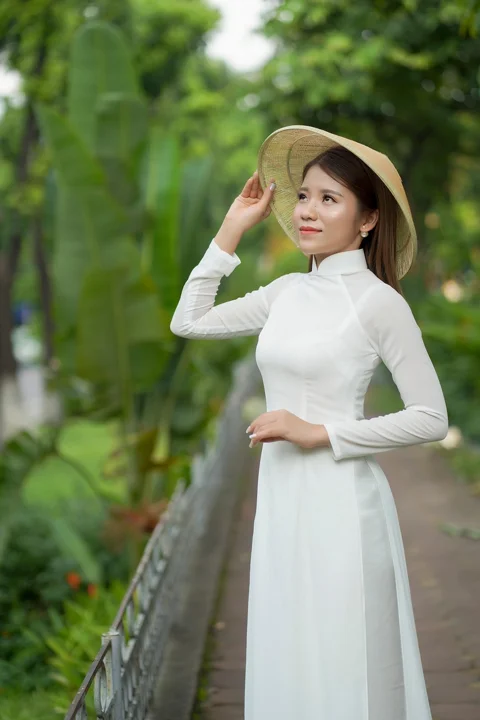 woman, smile, long dress, model