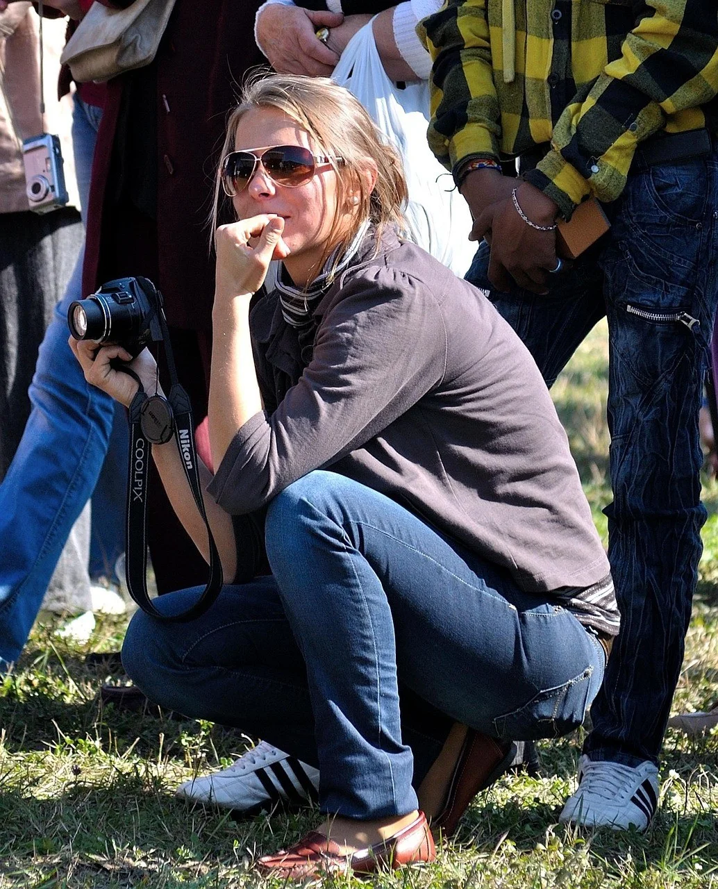 photographer, blonde, photography, candid