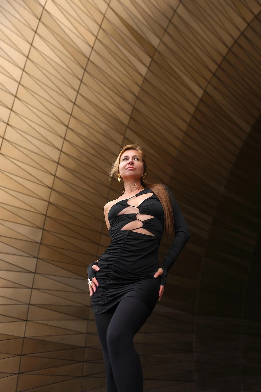 woman, fashion, lady, arch