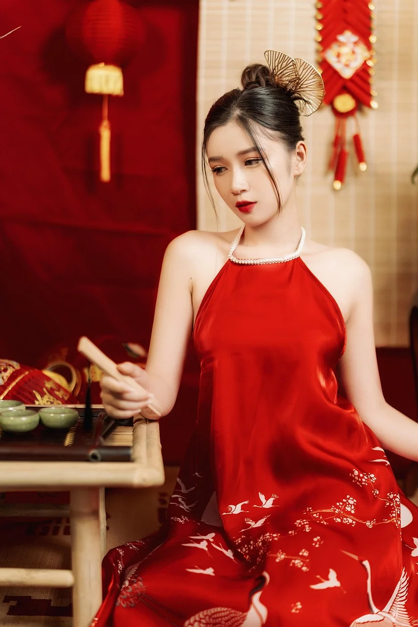 tet, ao dai, vietnamese woman, woman