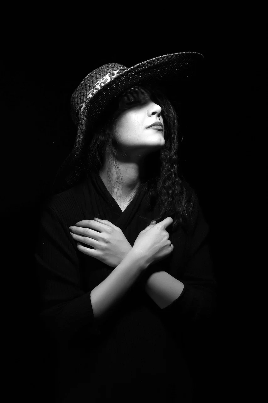 woman, model, face, pose