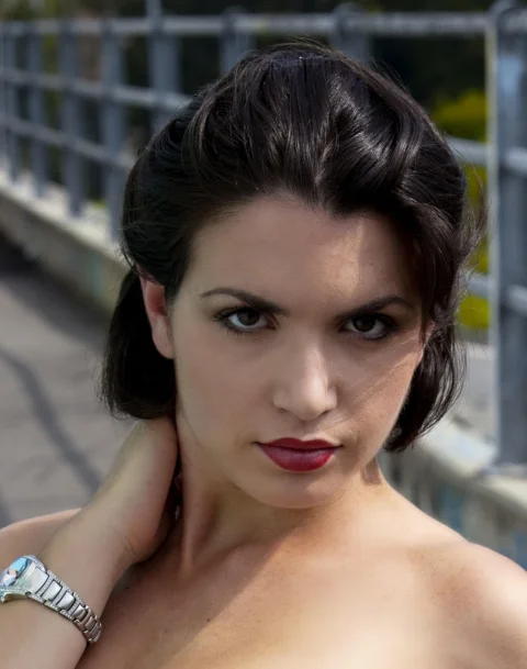 girl, woman, bella, intensity