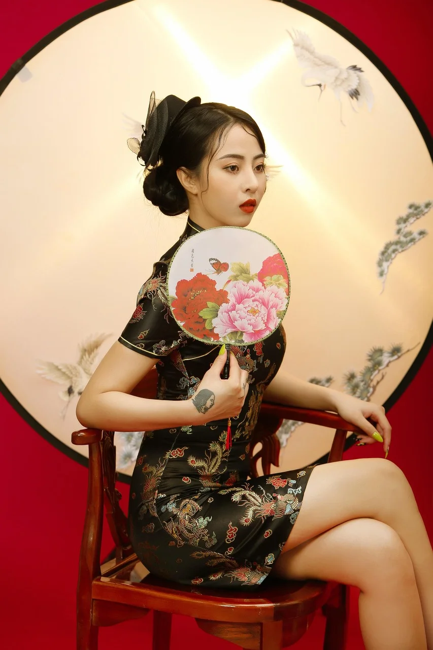 여성, 모델, 초상, 아시아인