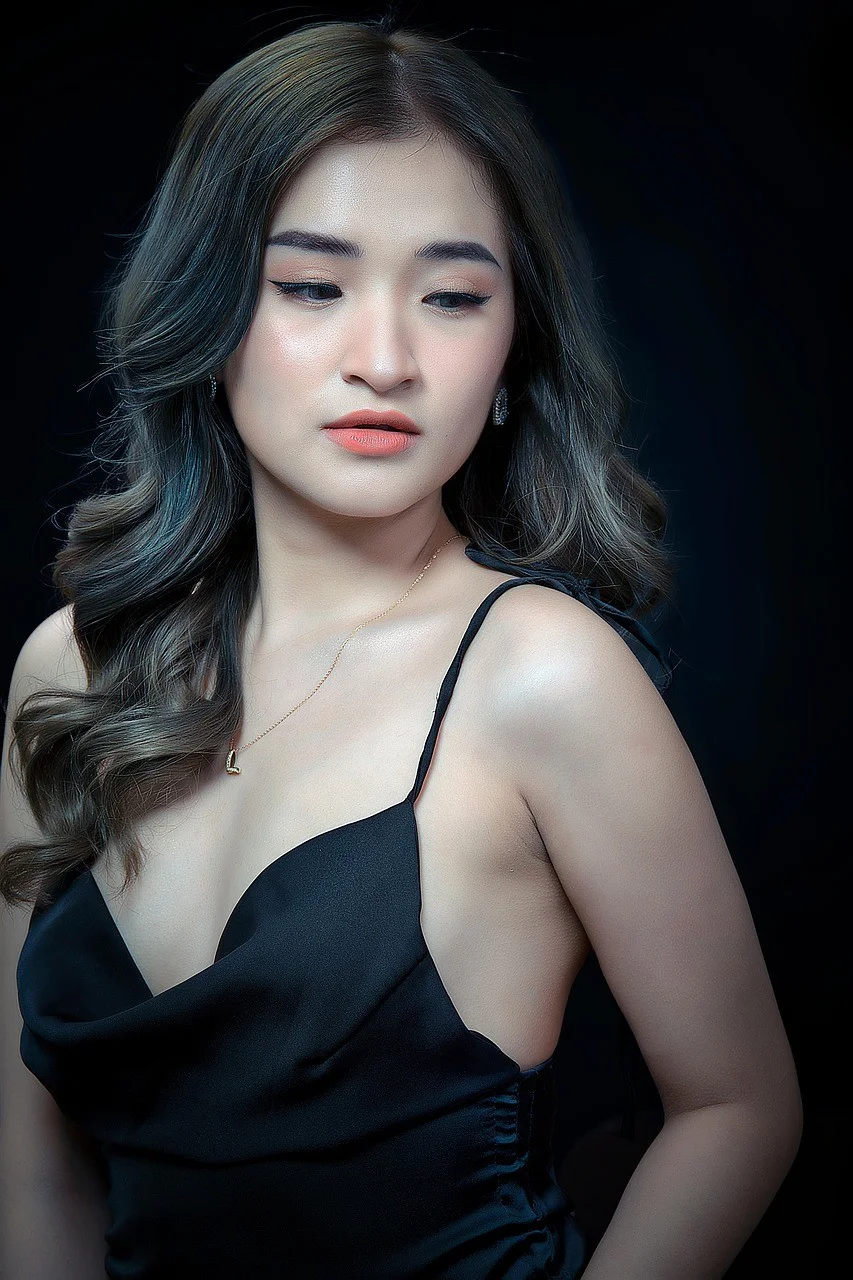 face, asian, woman, model