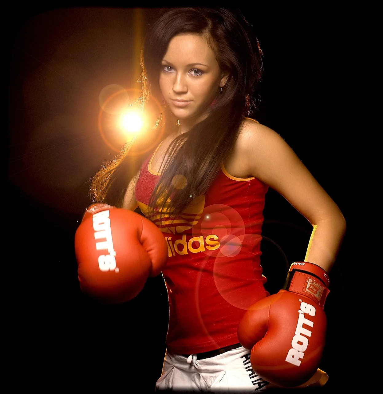 glove, boxer, hit, warrior