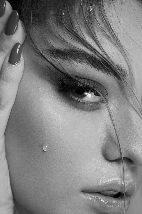 女性, 肖像, 美麗, 頭髮