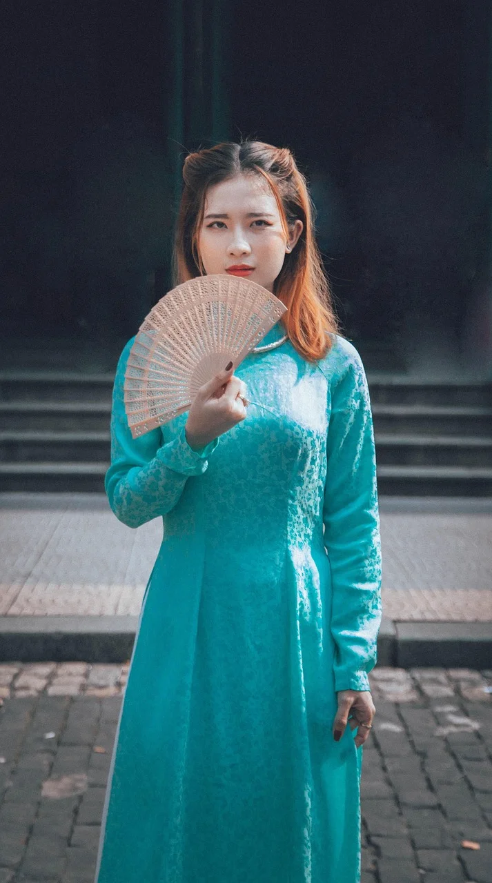 越南女性, 传统服装, 传统服饰, 肖像