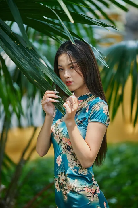 女性, ドレス, モデル, 顔