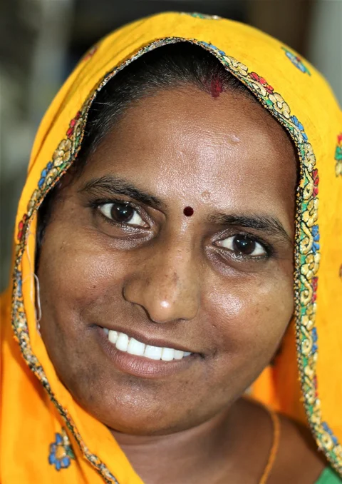 woman, indian, portrait, sari