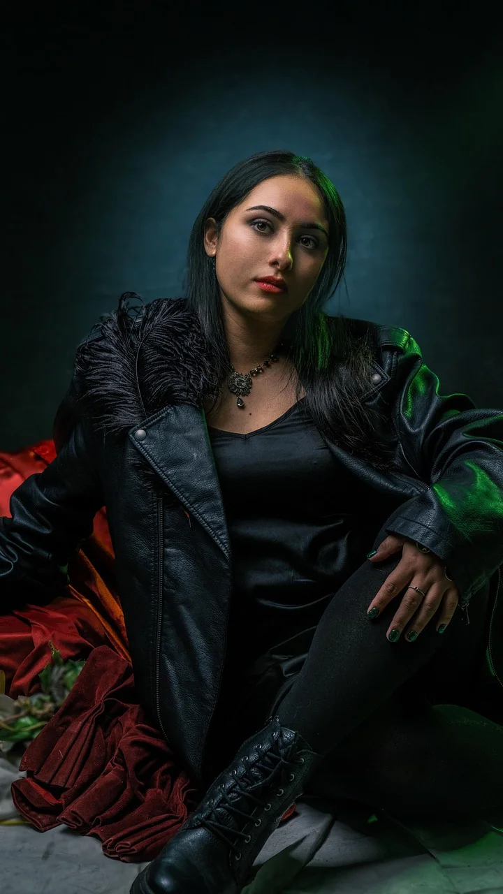 girl, woman, gothic, rock