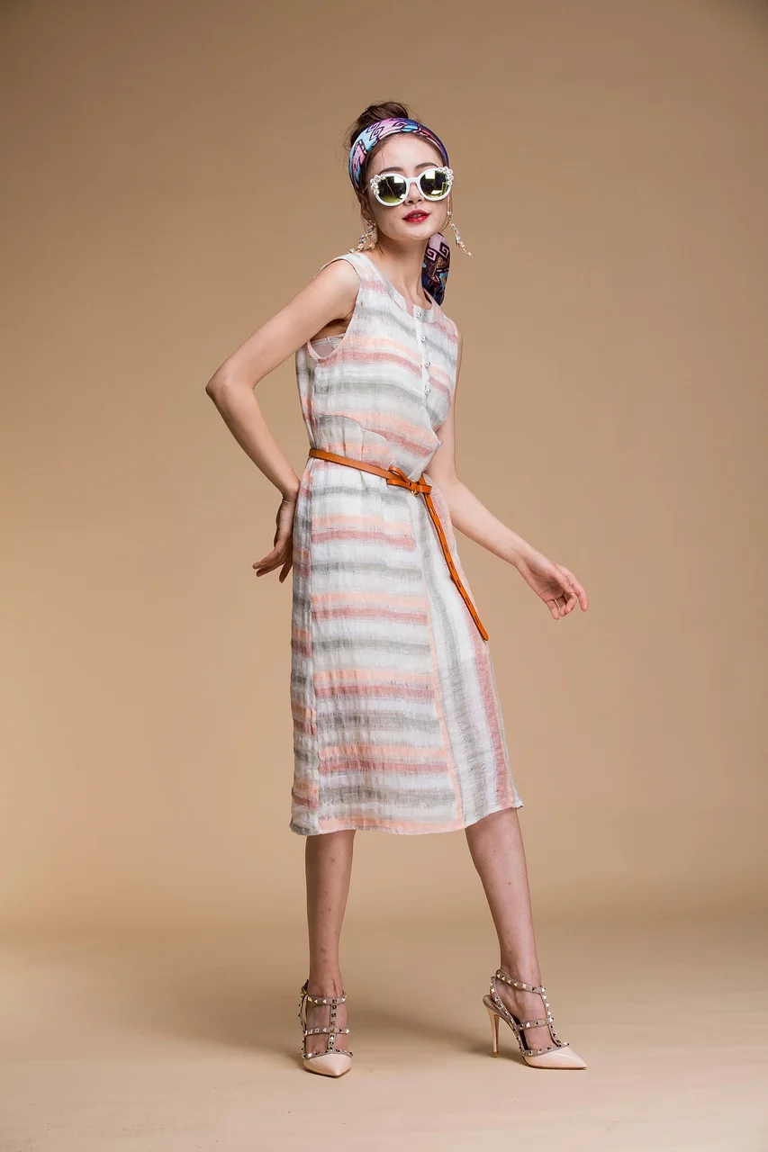 woman, model, dress, elegant
