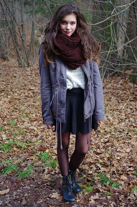 girl, model, fashion, skirt