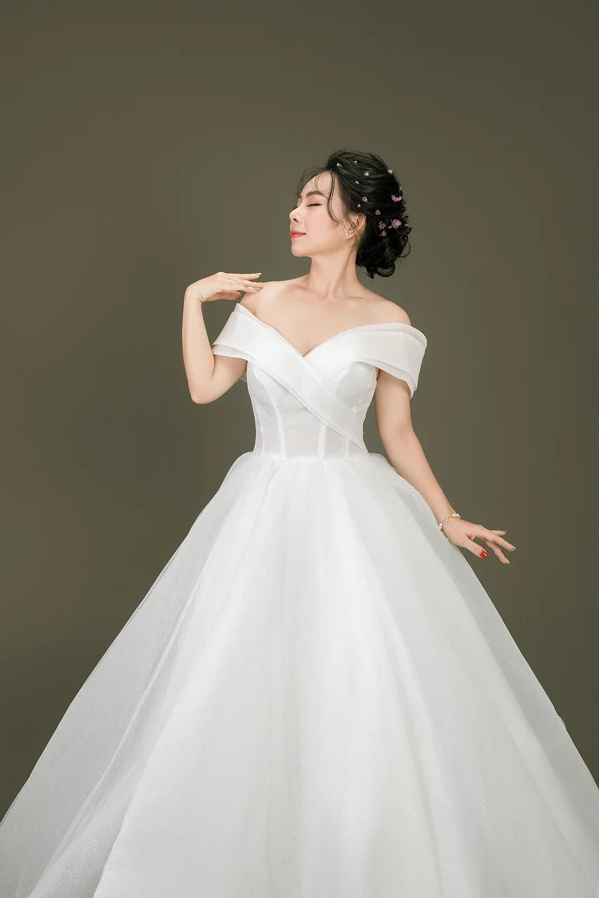 woman, bride, marriage, dress