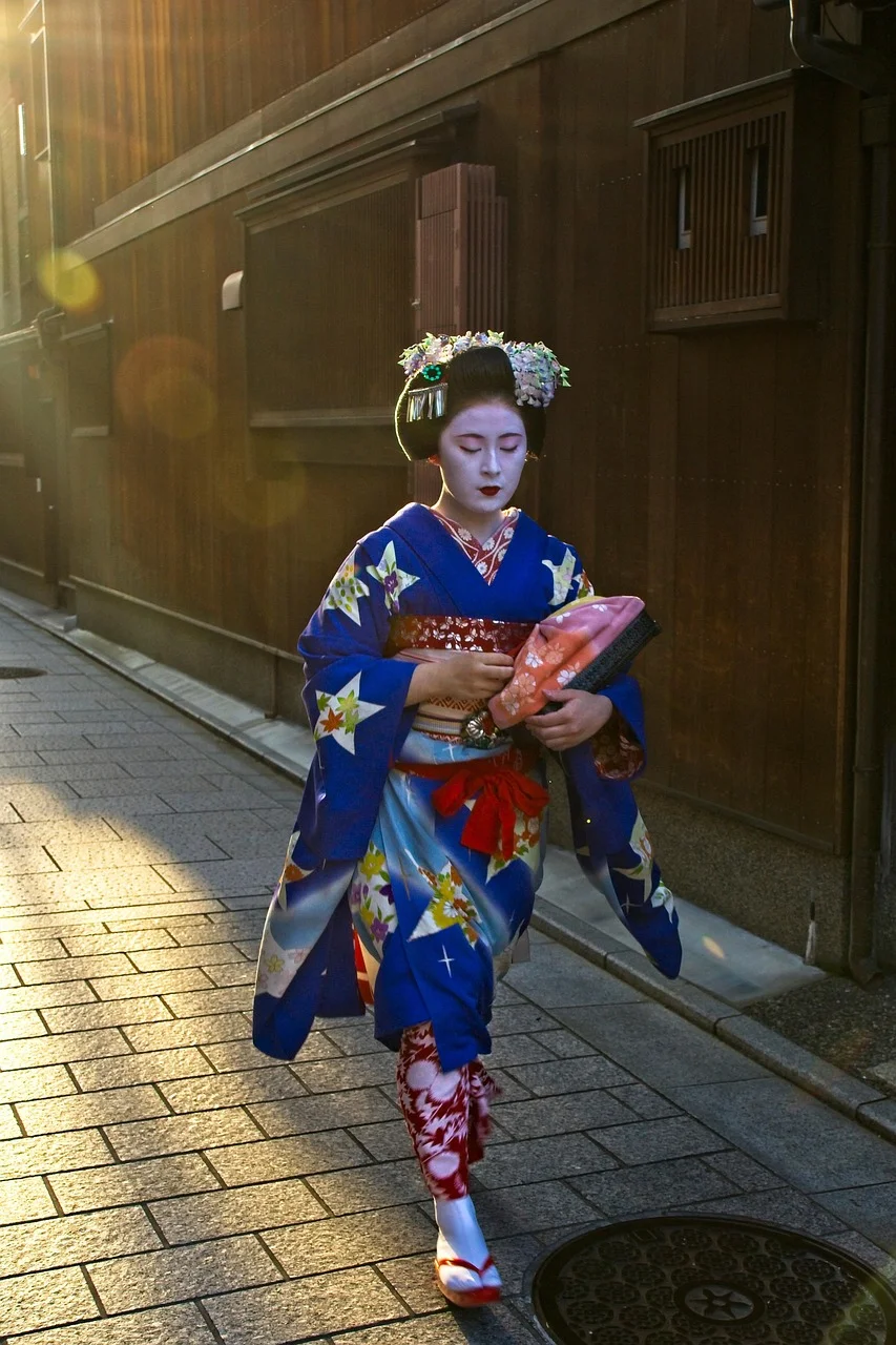 japan, geisha, woman, street