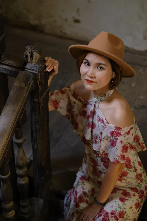 woman, model, portrait, pose